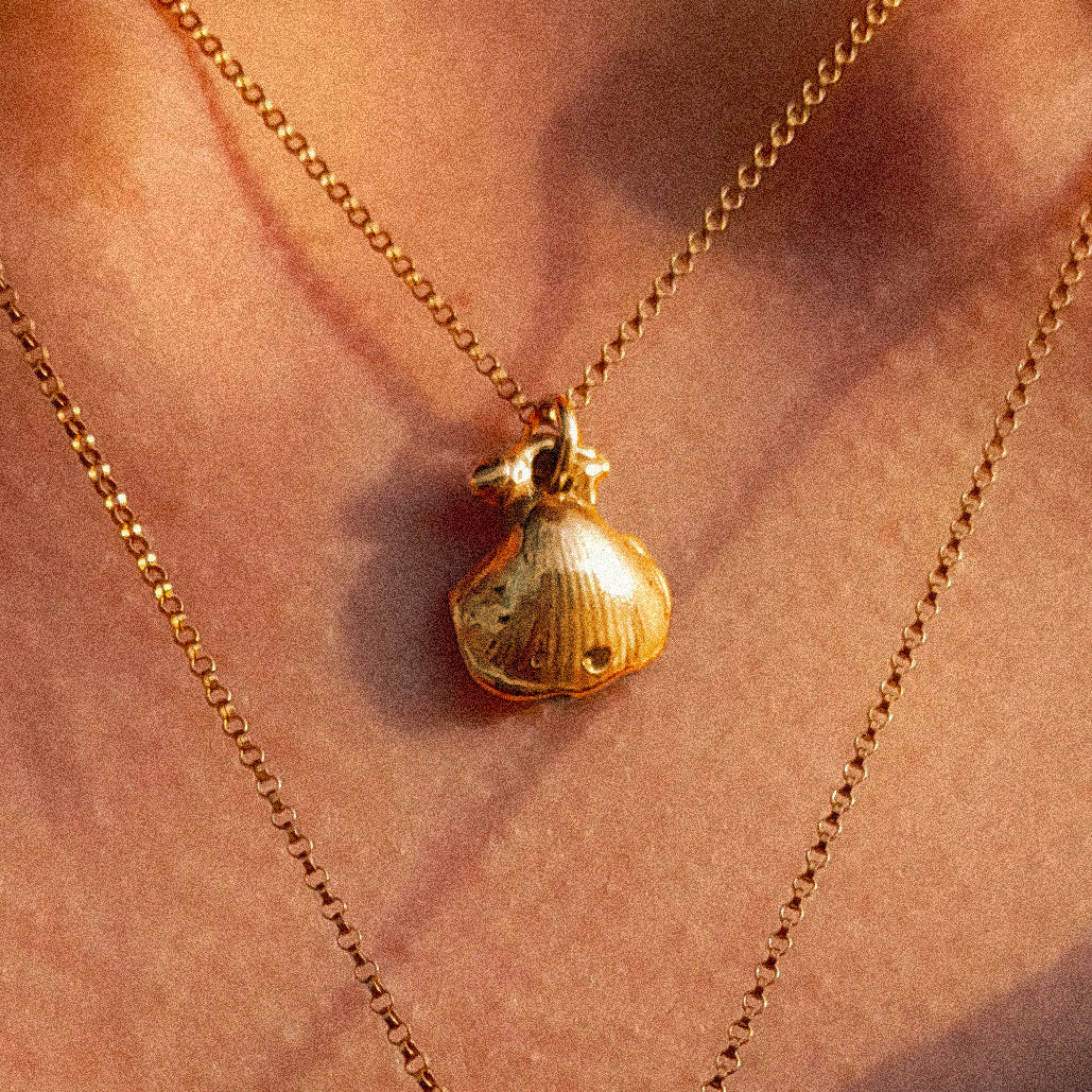 Coquille - 23k gold plated