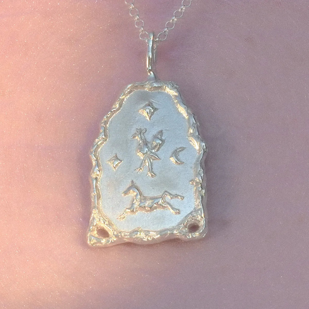 Génie du seuil - Recycled silver